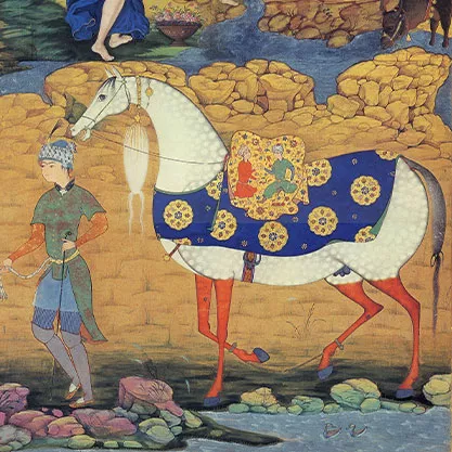 خرید تابلو بوم نقاشی مرقع گلشن