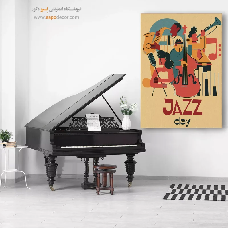 خرید تابلو کنسرت جاز