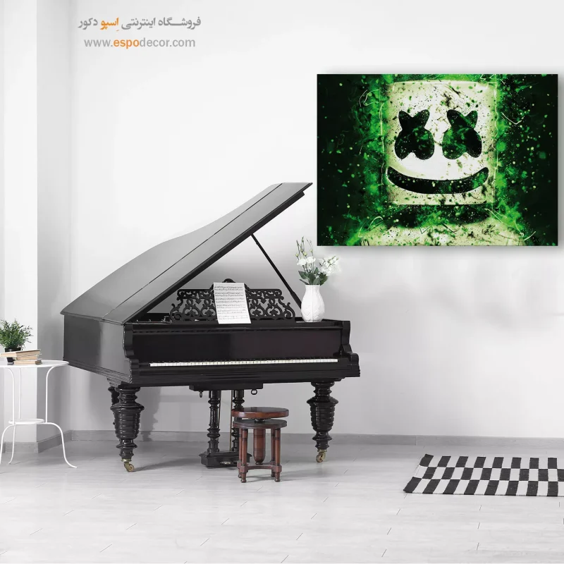 تابلو چهره خواننده با کیفیت