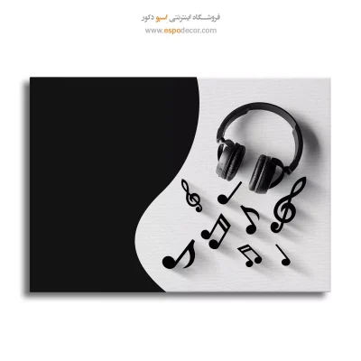 تابلو مینیمال نت موسیقی