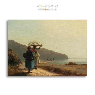 خرید تابلو نقاشی قدیمی منظره