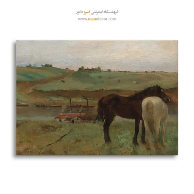 خرید تابلو نقاشی قدیمی طبیعت بکر