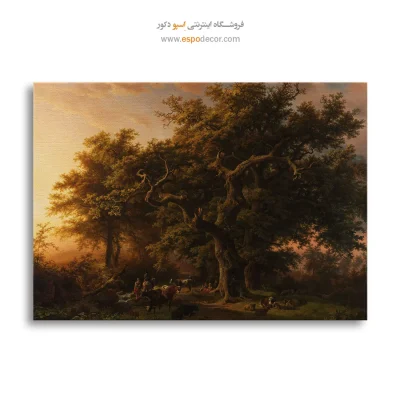خرید تابلو نقاشی قدیمی سبک تزئینی