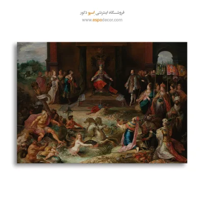 خرید تابلو نقاشی قدیمی مناظر زمستانی