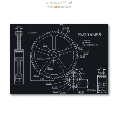 قیمت تابلو صنعتی برای دیوار دفتر