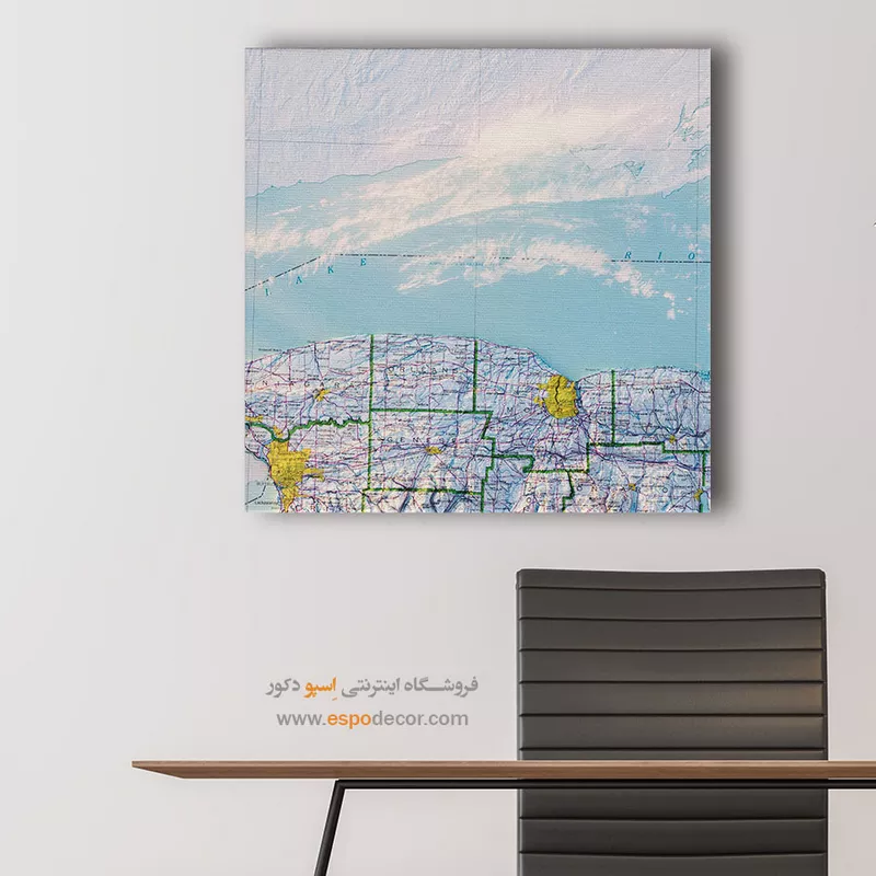 تابلو نقشه توپوگرافی - Image 4