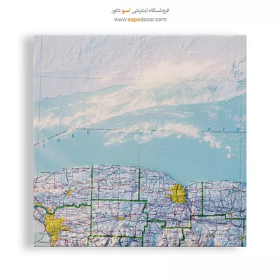 تابلو نقشه توپوگرافی