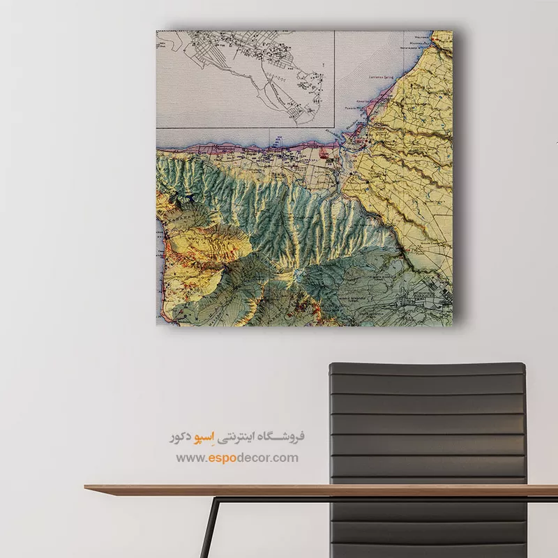 تابلو نقشه توپوگرافی - Image 4