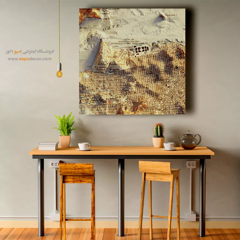 تابلو نقشه توپوگرافی - Image 3