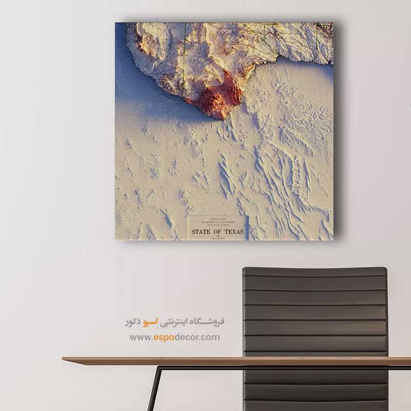تابلو نقشه توپوگرافی - Image 4