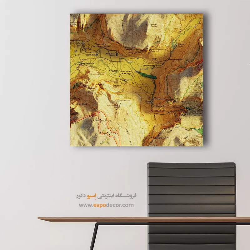 تابلو نقشه توپوگرافی - Image 4