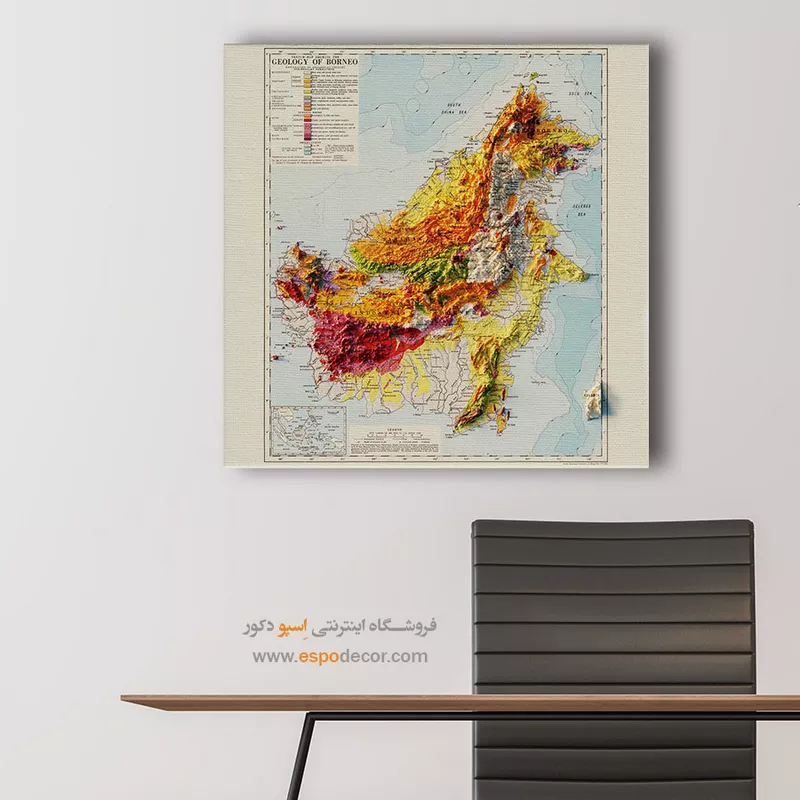 تابلو نقشه توپوگرافی - Image 4