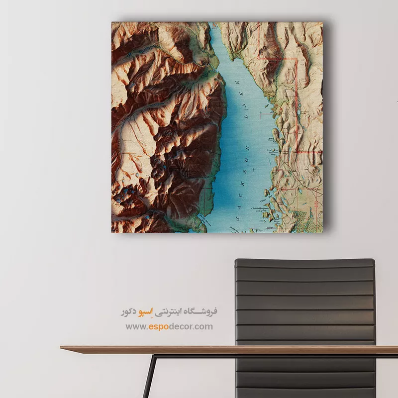 تابلو نقشه توپوگرافی - Image 4