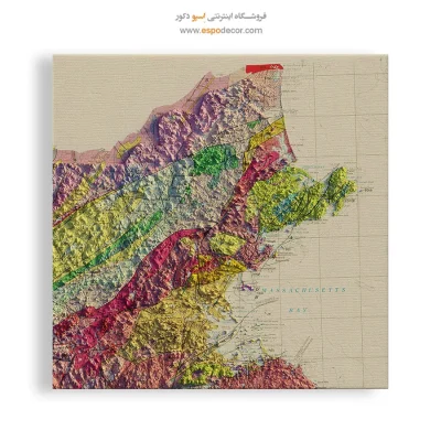 تابلو نقشه توپوگرافی