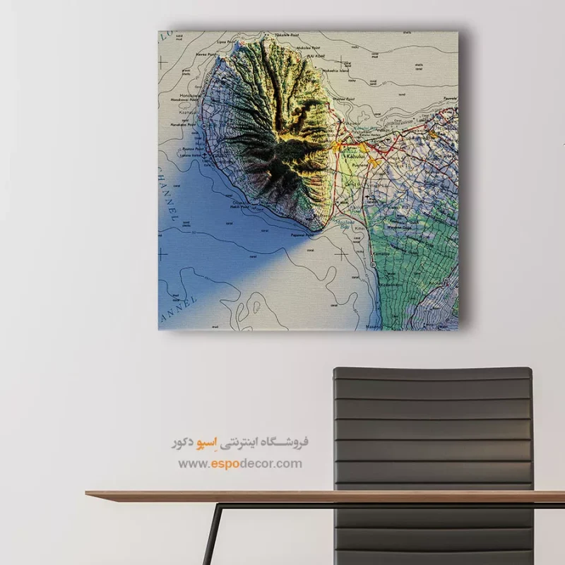 تابلو نقشه توپوگرافی - Image 4
