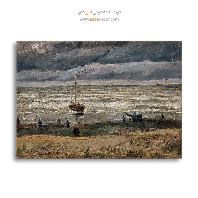 خرید تابلو ساحل ون گوگ