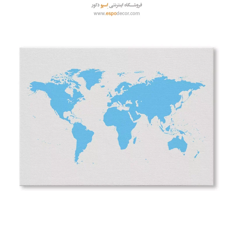 نقشه جهان دیواری