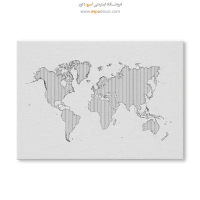 تابلو نقشه جهان