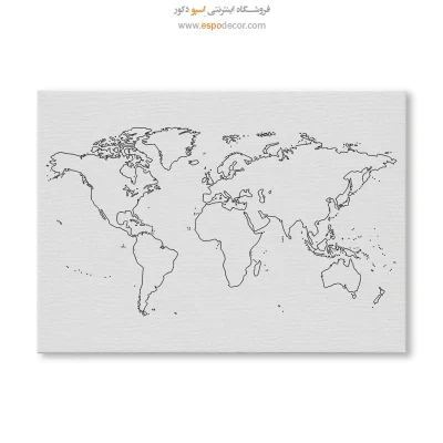 تابلو نقشه جهان