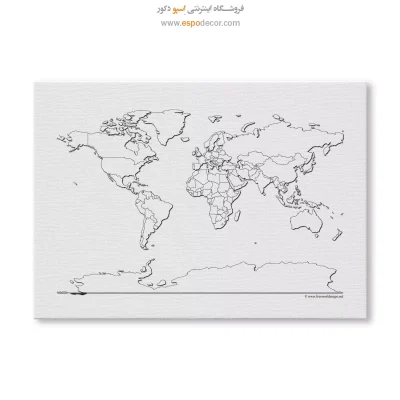 تابلو نقشه جهان