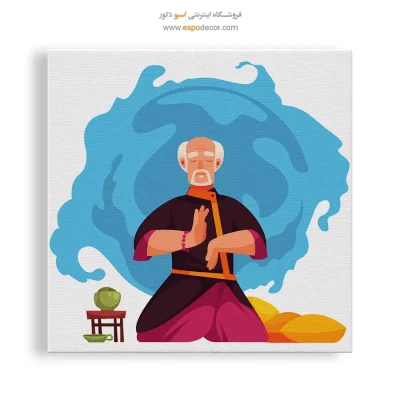 تابلو یوگا مینیمالیستی