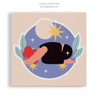 تابلو یوگا با طراحی خاص