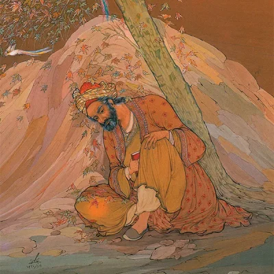 خرید تابلو بوم نقاشی حسین بهزاد