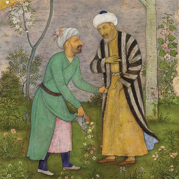 خرید تابلو بوم نقاشی بوستان و گلستان سعدی