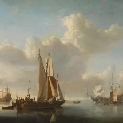 تابلو نقاشی کشتی - نقاشی کشتی - اسپو دکور