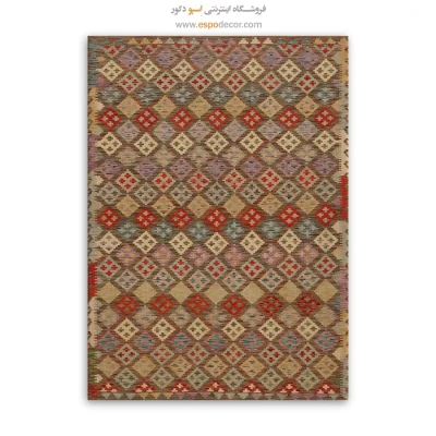 خرید تابلو چاپی با طرح‌های هنری - نقش ‌نگار – تابلو گلیم افغان - اسپو دکور