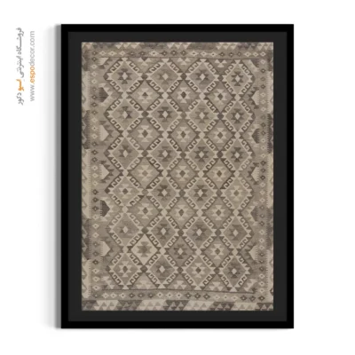 خرید تابلو بوم مناسب فضای آموزشی و دفاتر هنری - رنگینه – تابلو گلیم افغان - اسپو دکور