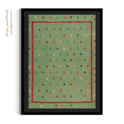 خرید تابلو مناسب دکوراسیون در طبیعت - خیالات‌ – تابلو گلیم افغان - اسپو دکور