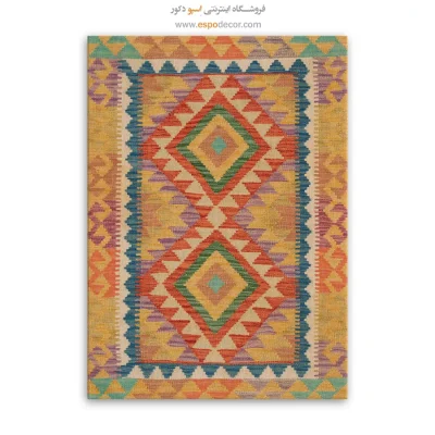 تابلو بوم با طرح‌های انتزاعی و مدرن - طرحینه – تابلو گلیم افغان - اسپو دکور