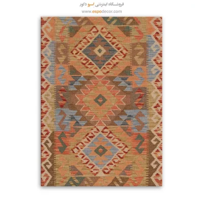 تابلو بوم دست‌ساز با چاپ حرفه‌ای - خیال شرقی – تابلو گلیم افغان - اسپو دکور