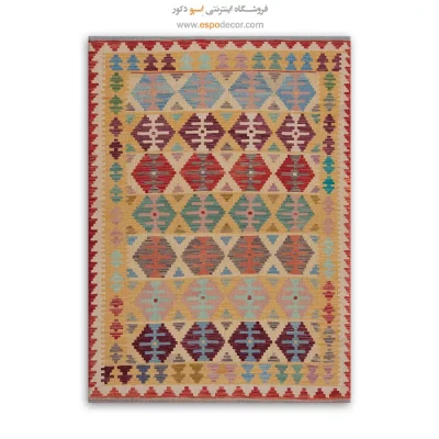 تابلو بوم با کیفیت بالا برای گالری هنری - ناب بومی – تابلو گلیم افغان - اسپو دکور