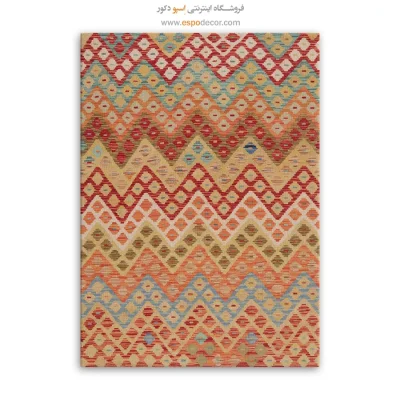 تابلو خاص برای دیزاین داخلی - ‌افسانه – تابلو گلیم افغان - اسپو دکور