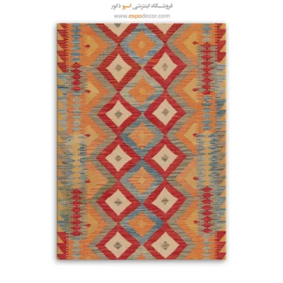 تابلو بوم انتزاعی مناسب دفتر کار - ‌نور – تابلو گلیم افغان - اسپو دکور