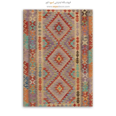 تابلو بوم دکوراتیو مناسب طراحی اتاق خواب - زاده شده – تابلو گلیم افغان - اسپو دکور