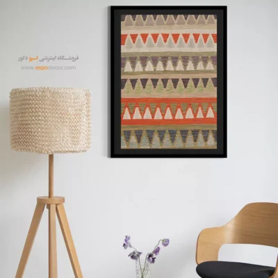 تابلو بوم مناسب گالری‌های هنری حرفه‌ای - گوهر – تابلو گلیم افغان - اسپو دکور