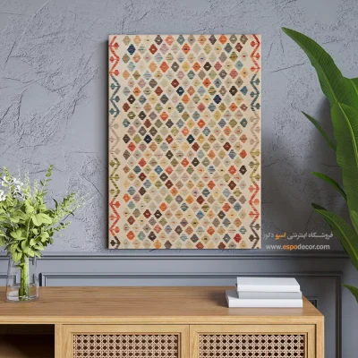 تابلو بوم نقاشی مدرن با رنگ‌های طبیعی