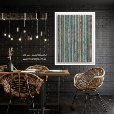 تابلو بوم با طراحی خاص برای هدیه دادن - نقش ‌چین – تابلو گلیم افغان - اسپو دکور