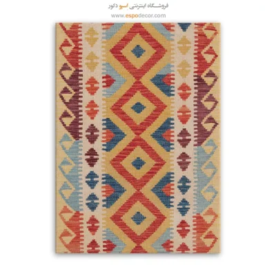 تابلو بوم با طراحی خلاقانه برای دیوارهای خاص - نقش ‌گهر – تابلو گلیم افغان - اسپو دکور