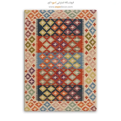 چاپ تابلو گلیم افغانی روی بوم برای فضاهای باز - ‌فروغ – تابلو گلیم افغان - اسپو دکور