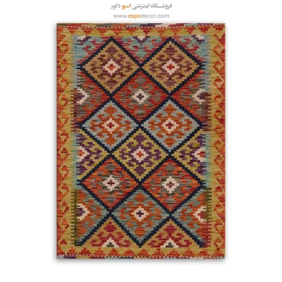تابلو بوم گلیم افغان برای دیزاین داخلی خانه