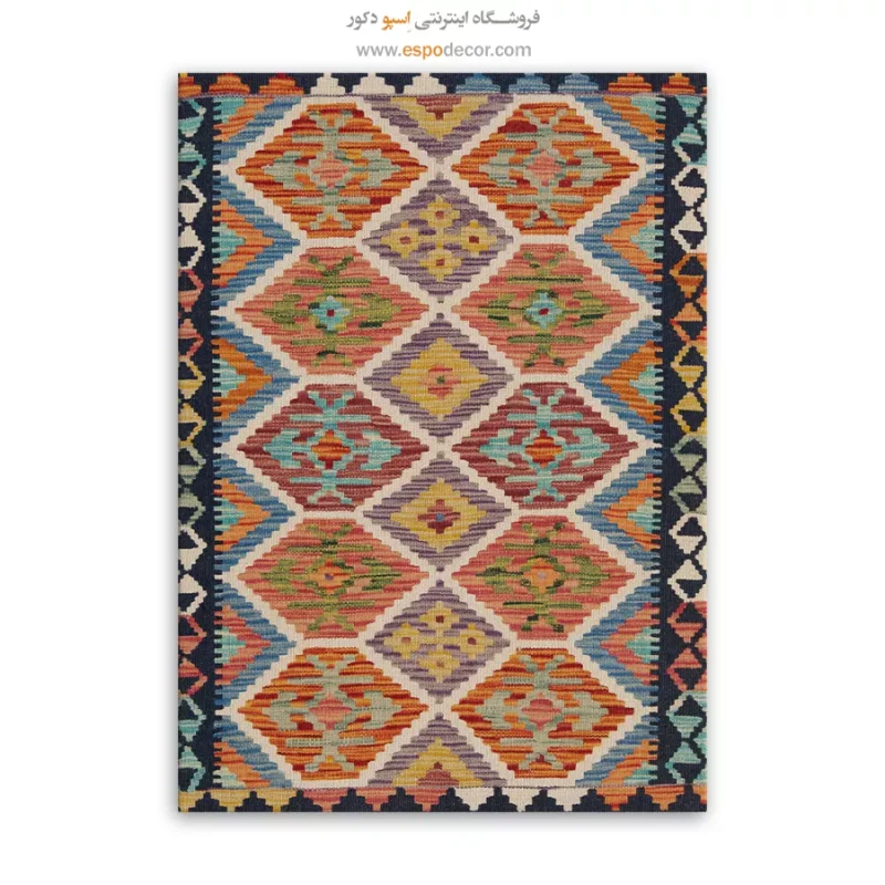 چاپ گلیم افغانی روی بوم مناسب دکور سنتی