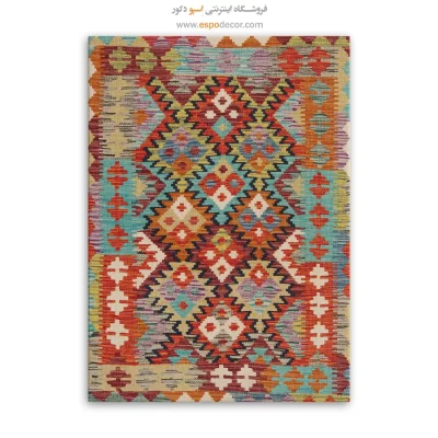 چاپ تابلو بوم گلیم افغانی برای طراحی‌های لوکس - کمان – تابلو گلیم افغان - اسپو دکور