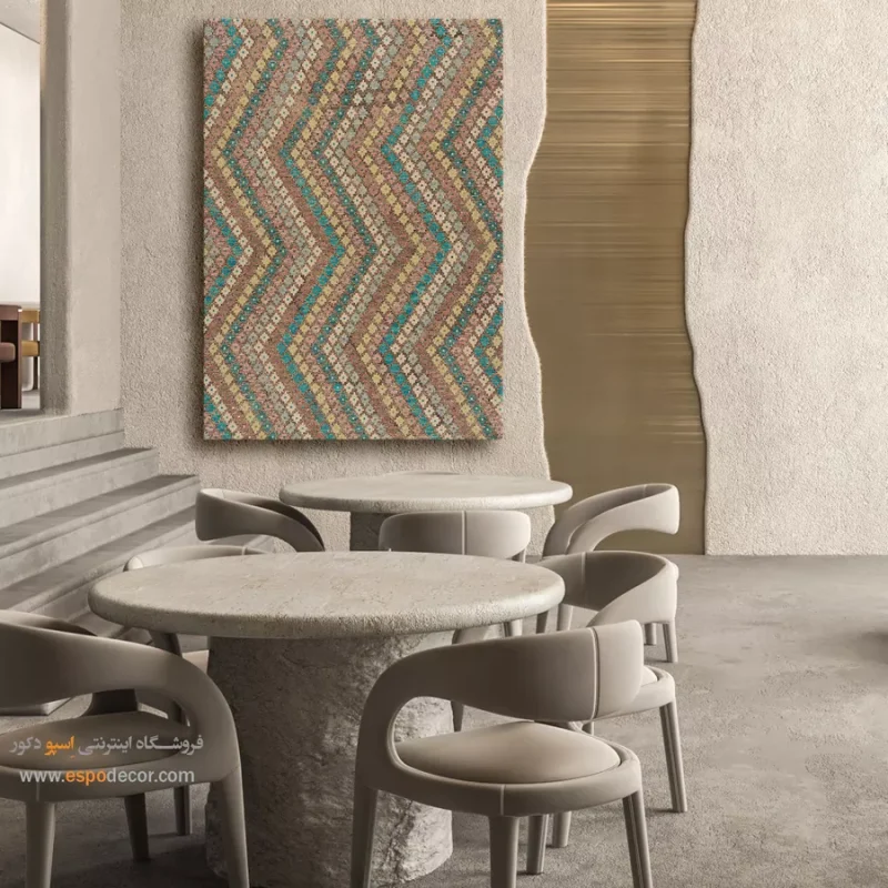 چاپ گلیم افغان روی بوم برای فضاهای کلاسیک