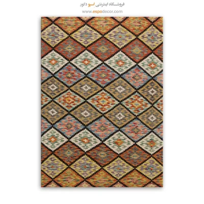 تابلو چاپی گلیم افغان مناسب اتاق نشیمن