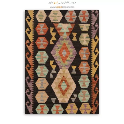 تابلو بوم گلیم افغانی با رنگ‌های طبیعی