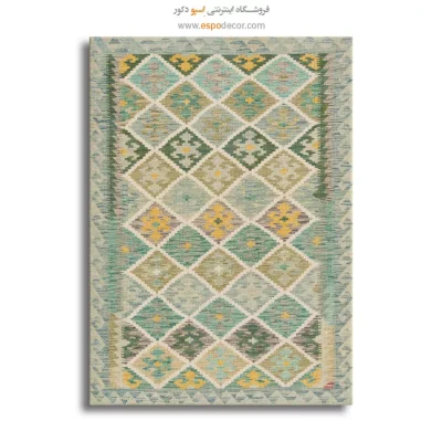 تابلو گلیم افغان با طرح‌ بومی
